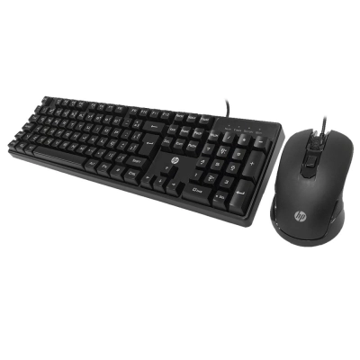 Kit Teclado e Mouse HP KM200 USB Gaming - Preto