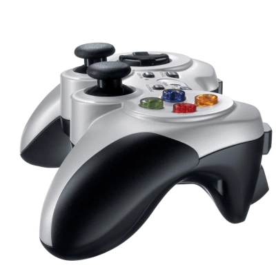 Controle de Jogos sem fio Logitech F710 para PC e TV 940-000117 - Prata