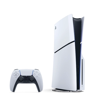 Console PS5 Slim 1TB (com leitor de disco) + 2 Jogos - Branco