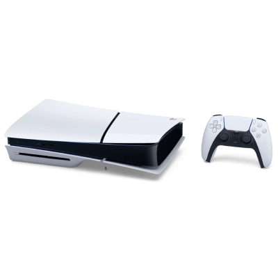 Console PS5 Slim 1TB (com leitor de disco) + 2 Jogos - Branco
