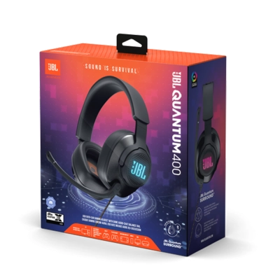 Headset Gamer JBL Quantum 400 - Preto