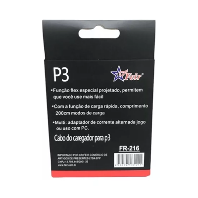 Cabo USB Micro USB FR-216 - PS3