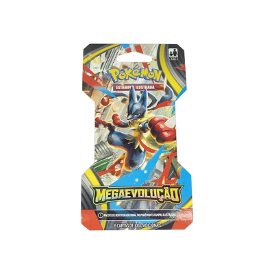 Blister Unitário Pokémon Coleção Megaevolução - Mega Lucario