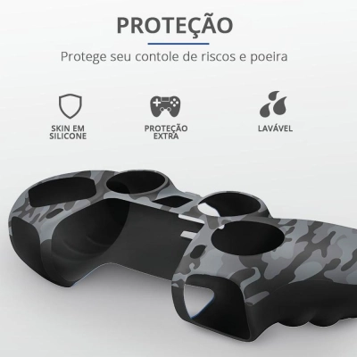 Skin Trust Controle PS5 - Camuflado