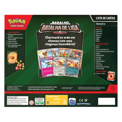 Deck Pokémon Batalha de Liga: Charizard EX