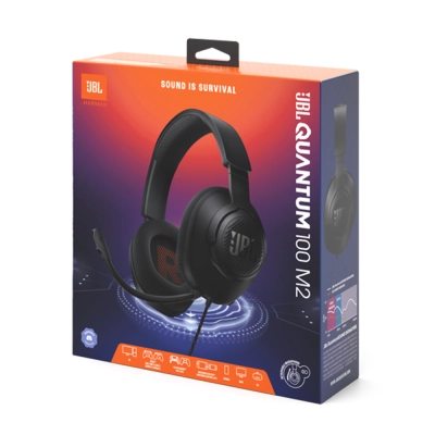 Headset Gamer JBL Quantum 100M2 - Preto