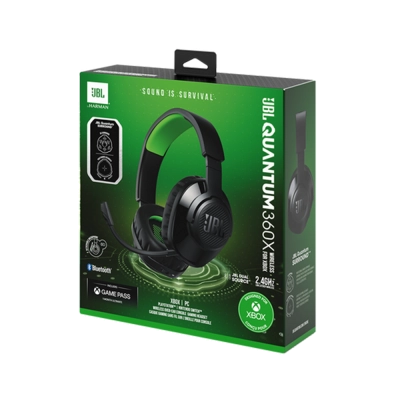 Headset Gamer JBL Quantum 360X Wireless para Xbox - Preto Verde