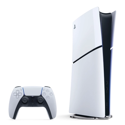 Console PS5 Slim 1TB Digital Edition + 2 Jogos - Branco
