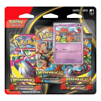 Blister Triplo Pokémon Megaevolução - Drifloon