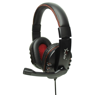 Headset F-215 USB Vermelho - Feir