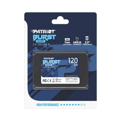 SSD Sata III Patriot Burst Elite PBE120GS25SSDR - 120GB