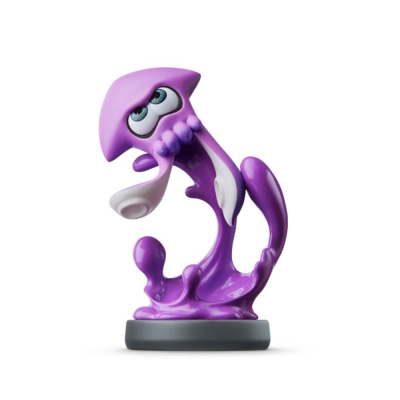 Amiibo Inkling Squid Neon Purple - Splatoon Collection