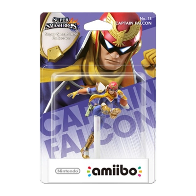 Amiibo Captain Falcon No18 - Super Smash Bros.