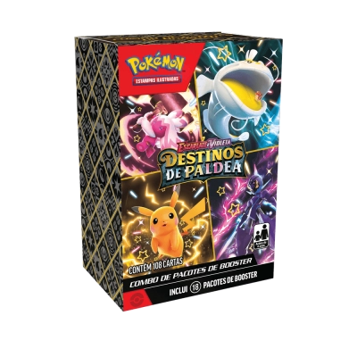 Box Pokémon Escarlate e Violeta - Destinos de Paldea