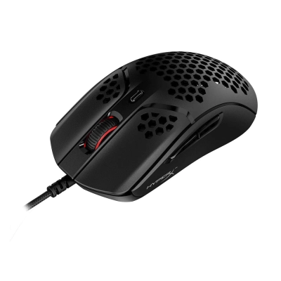 Mouse com fio HyperX Pulsefire Haste HMSH1-A-BK/G RGB 16.000DPI - Preto