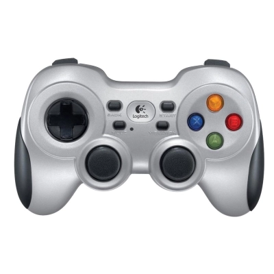 Controle de Jogos sem fio Logitech F710 para PC e TV 940-000117 - Prata