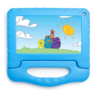 Tablet Multilaser Galinha Pintadinha 32GB Tela 7 Pol Android 13 Kids Space - NB401