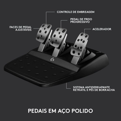 Volante Logitech G923 - XBOX SERIES, XBOX ONE E PC
