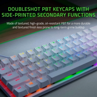 Teclado Razer Huntsman Mini Linear Optical RGB - Branco