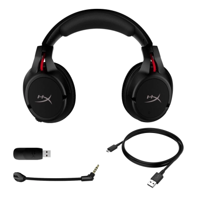 Headset Gamer HyperX Cloud Flight Wireless, Drivers 50mm HX-HSCF-BK/AM - Preto e Vermelho