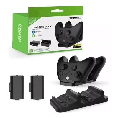 Carregador Duplo Xbox One S/X, Xbox Series S/X - Dobe