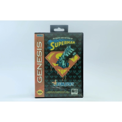 Jogo The Death an Return of Superman Caixa - Mega Drive (Usado)