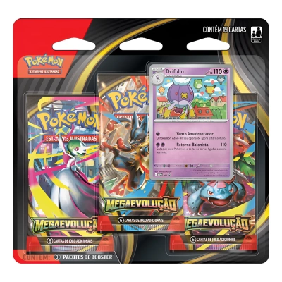 Blister Triplo Pokémon Megaevolução - Drifblim