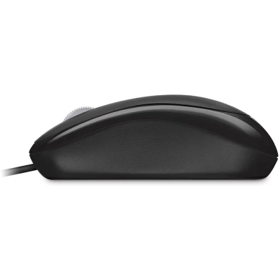 Mouse com fio Microsoft Basic - Preto