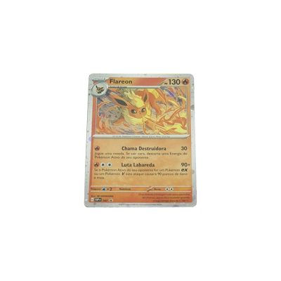 Blister Quádruplo Pokémon Escarlate e Violeta: Evoluções Prismáticas - Flareon