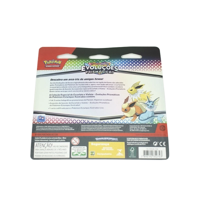 Blister Quádruplo Pokémon Escarlate e Violeta: Evoluções Prismáticas - Jolteon