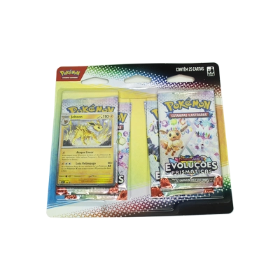Blister Quádruplo Pokémon Escarlate e Violeta: Evoluções Prismáticas - Jolteon
