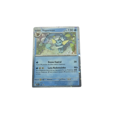 Blister Quádruplo Pokémon Escarlate e Violeta: Evoluções Prismáticas - Vaporeon