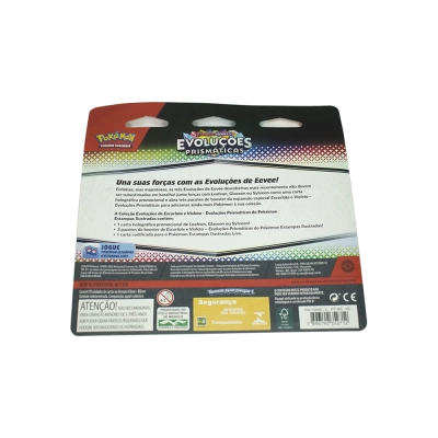 Blister Triplo Pokémon Escarlate e Violeta: Evoluções Prismáticas - Glaceon