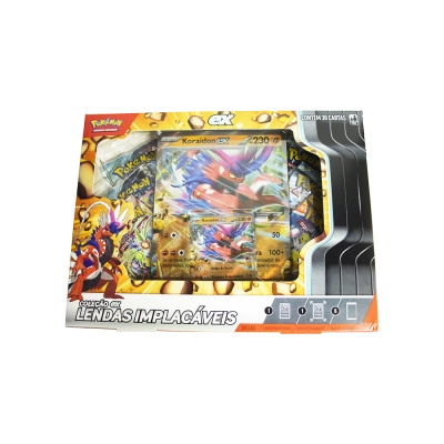 Box Coleção Pokémon EX Lendas Implacáveis: Koraidon EX