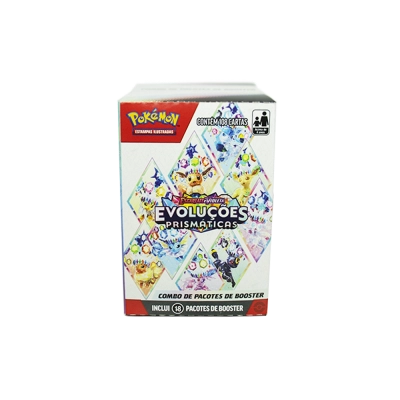 Box Pokémon: Escarlate e Violeta - Evoluções Prismáticas