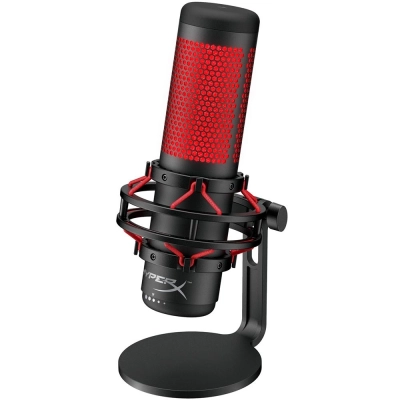 Microfone Gamer HyperX USB Quadcast HX-MICQC-BK - Preto