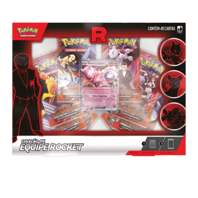 Box Pokémon Coleção EX: Equipe Rocket - Mewtwo