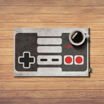 Jogo Americano Gamer Joystick Retro - 2 peças