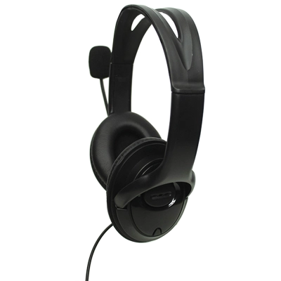 Headset FR-306 Com Fio Preto - Feir