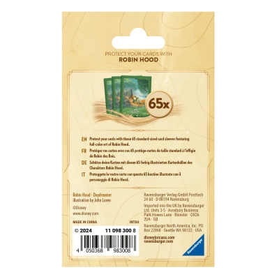 Protetor de Cartas Disney Lorcana - Robin Hood