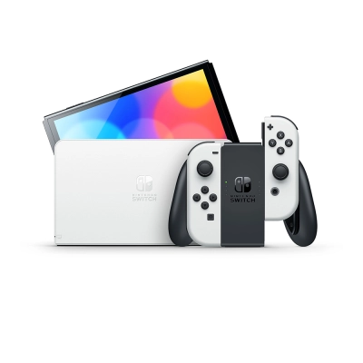 Console Nintendo Switch OLED Branco + Super Mario Bros. Wonder + Voucher Nintendo Switch Online 3 Meses