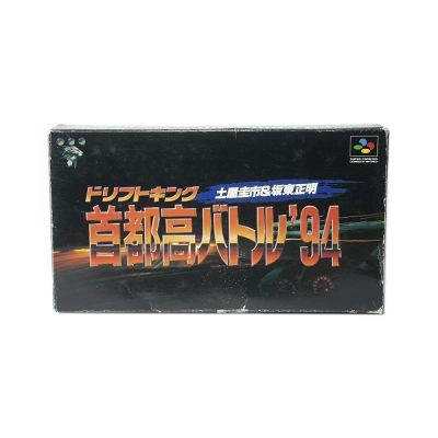 Jogo Drift King Shutoko Battle 94 Keiichi Tsuchiya na Caixa - Super Famicom (Usado)
