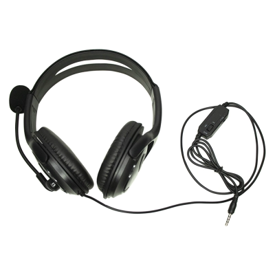 Headset FR-306 Com Fio Preto - Feir
