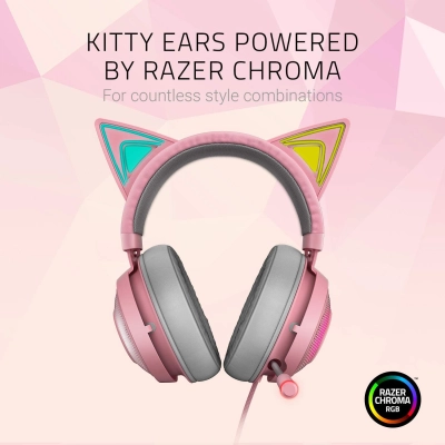 Headset Razer Kraken Kitty Edition - Rosa