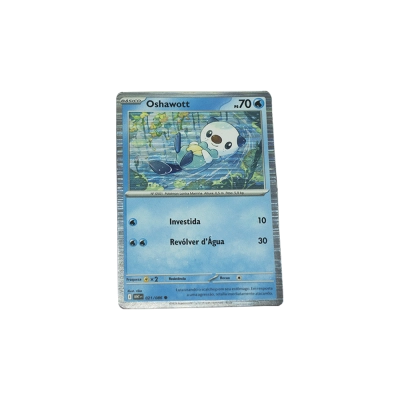 Blister Quádruplo Pokémon Escarlate e Violeta: Fogo Branco e Raio Preto - Oshawott