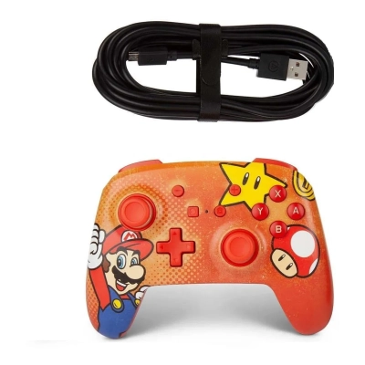 Controle Super Mario Vermelho Power A - Nintendo Switch