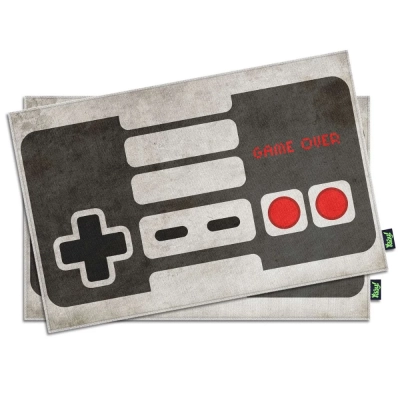 Jogo Americano Gamer Joystick Retro - 2 peças