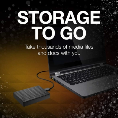 HD Externo Expansion Seagate 5TB STEA5000402 - Preto