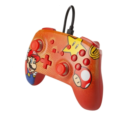 Controle Super Mario Vermelho Power A - Nintendo Switch