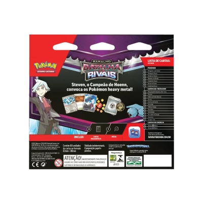 Deck Pokémon Batalha de Rivais - Steven
